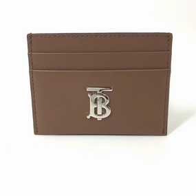 Trending Hot Picks Burberry  Leather Card Case (Pre-Owned)