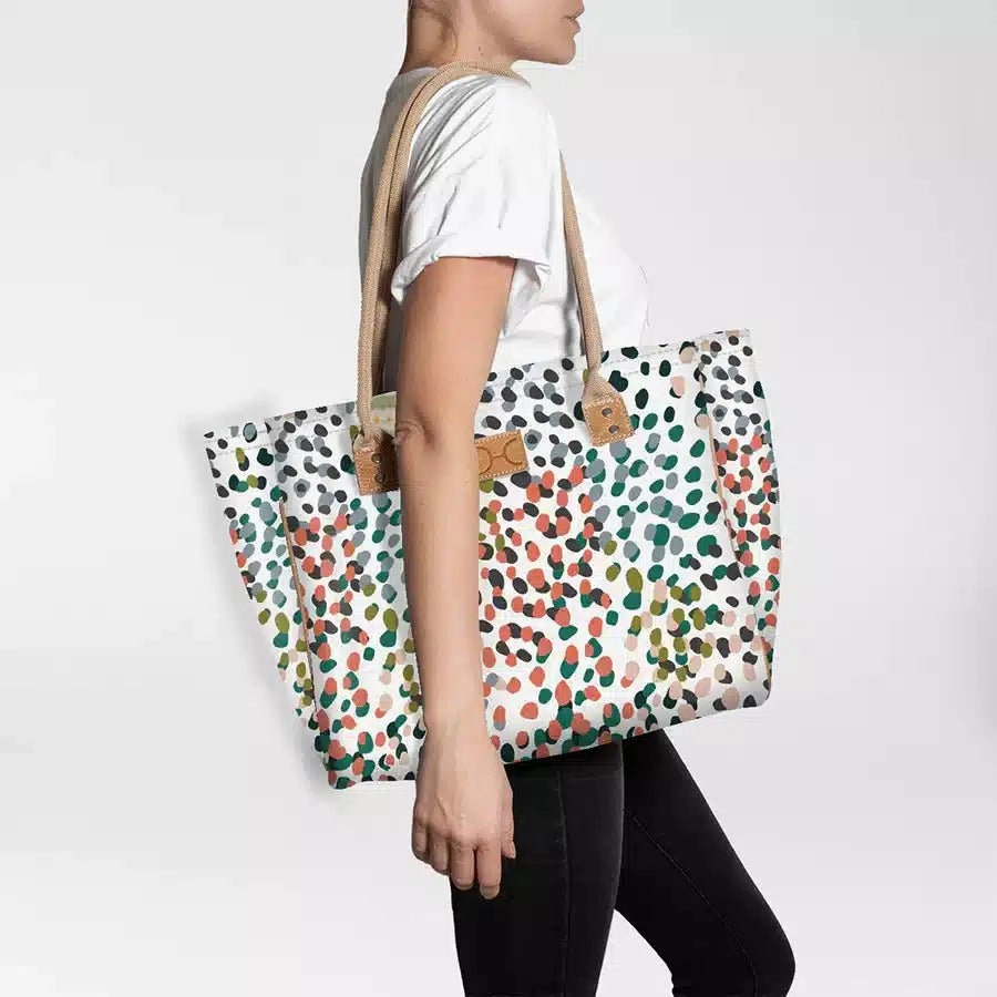 Thandana Laminated Fabric Medium Beach Bag Grab Your Savings