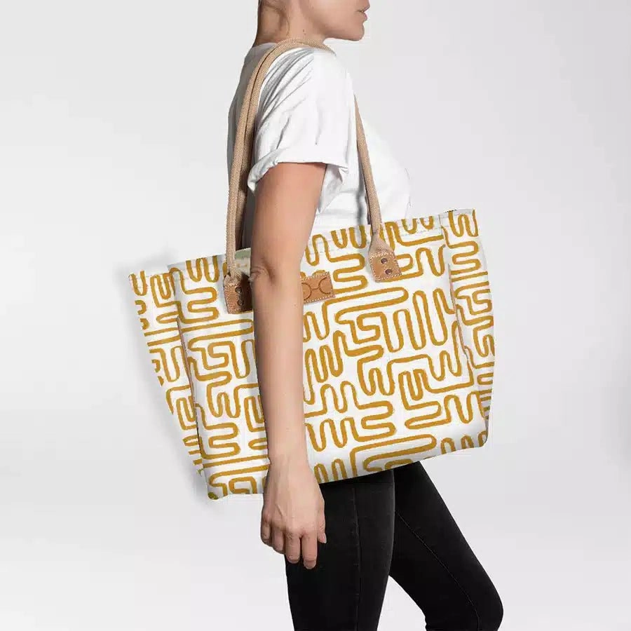 Hot Pick Online Clearance Event Today Thandana Laminated Fabric Medium Beach Bag