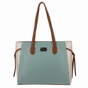 Big Savings Event Flash Sale Now Pierre Cardin Charlie Colourblock Tote | Sky Metallic