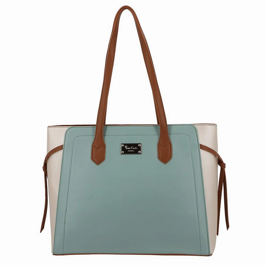 Big Savings Event Flash Sale Now Pierre Cardin Charlie Colourblock Tote | Sky Metallic