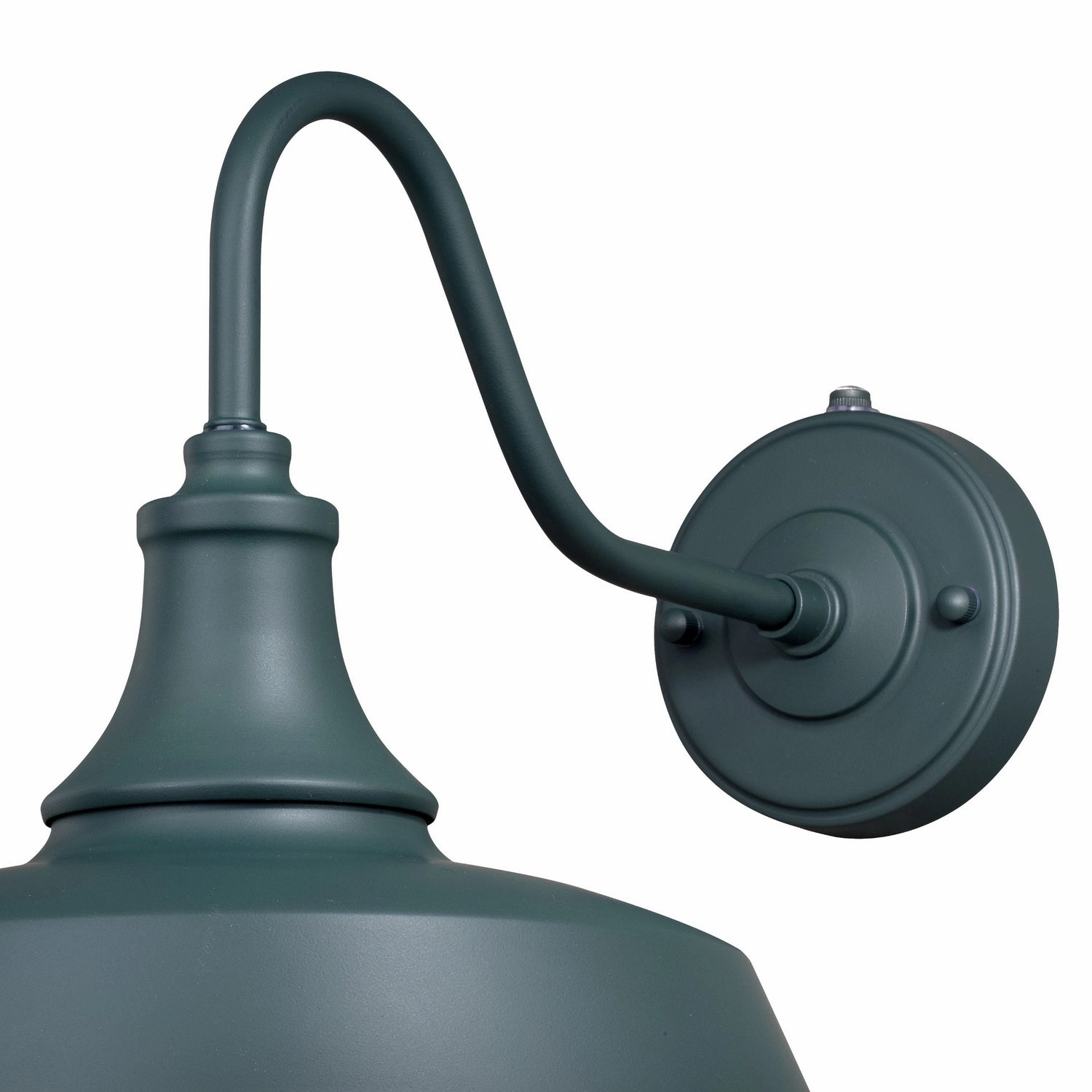 Dorado One Light Outdoor Wall Mount Hunter Green and White