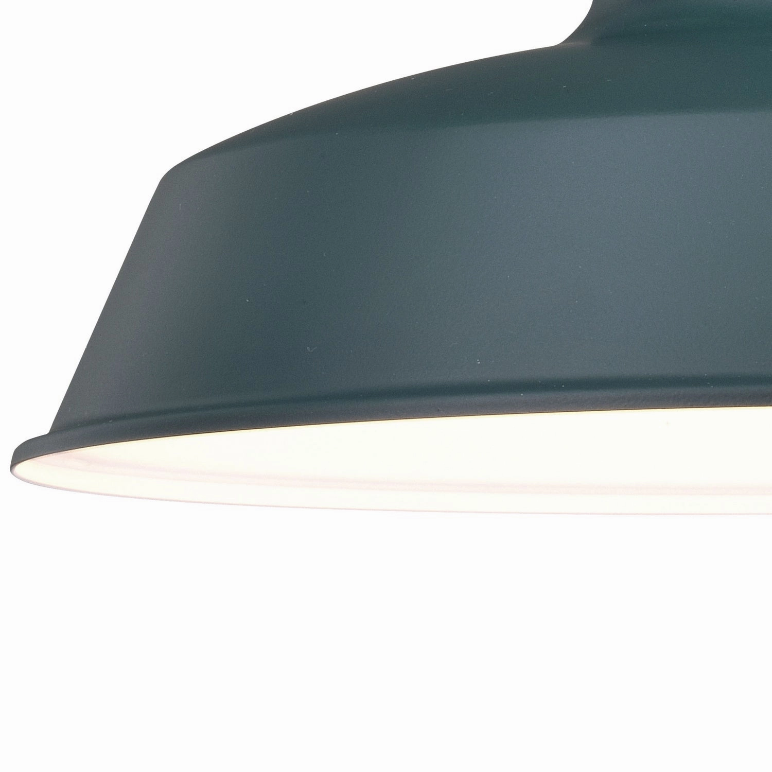 Dorado One Light Outdoor Wall Mount Hunter Green and White
