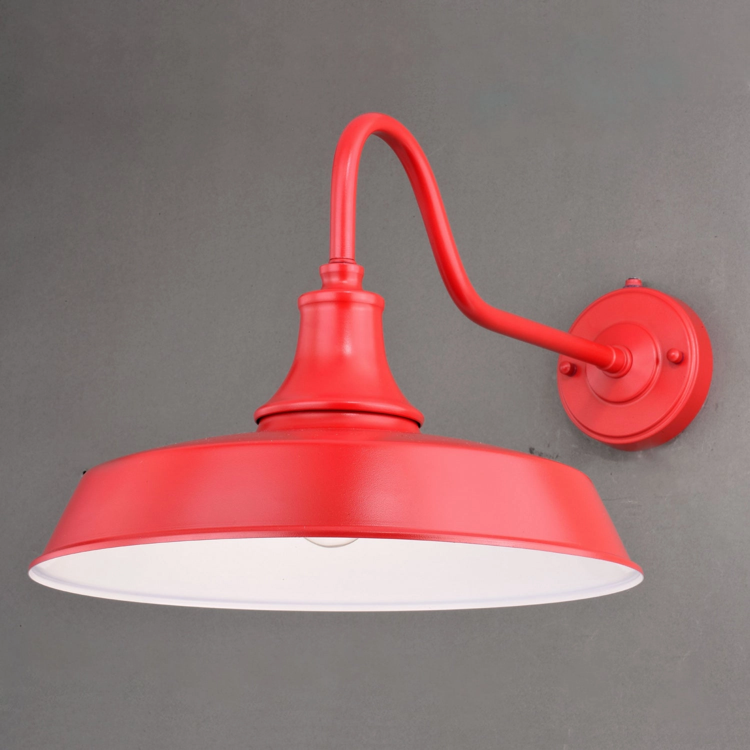 Dorado One Light Outdoor Wall Mount Red and White