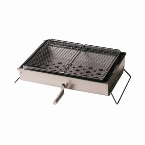 Double BBQ Box heavy-duty garden utility cart with handle