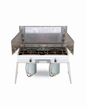 Double Burner Stove essential outdoor cooking accessories kit