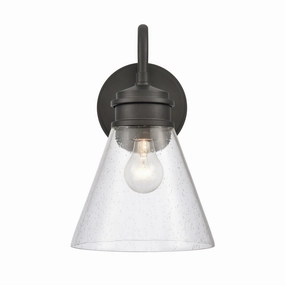 Dovas One Light Outdoor Wall Sconce Textured BlackOutdoor wall sconces with motion sensor