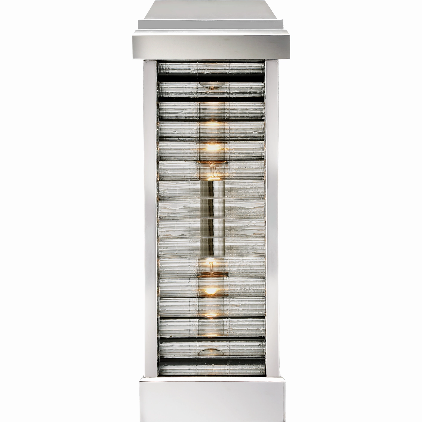 Dunmore Curved Glass Louver SconceWeatherproof outdoor lighting