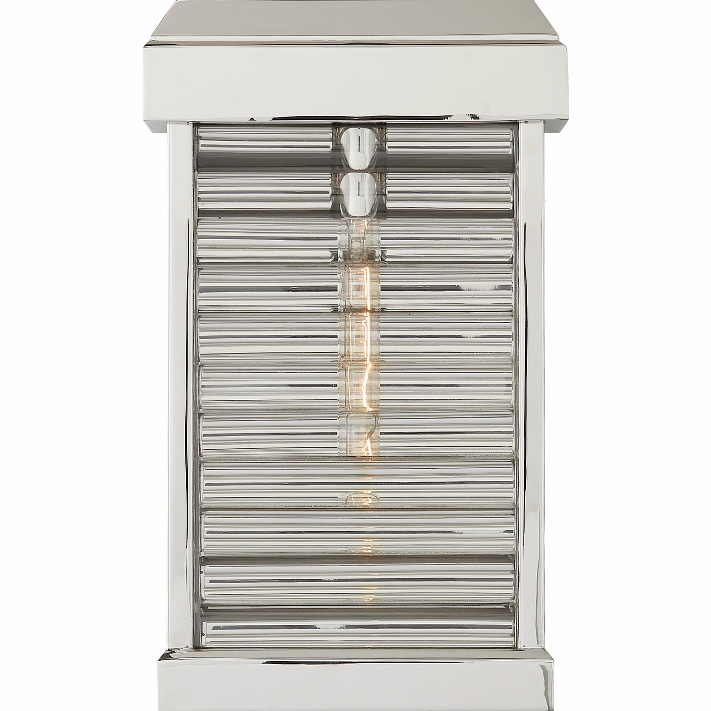 Dunmore Small Curved Glass Louver SconceWeatherproof outdoor lighting