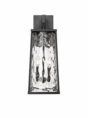 Dutton Two Light Outdoor Wall Sconce Powder Coated BlackOutdoor wall sconces with motion sensor