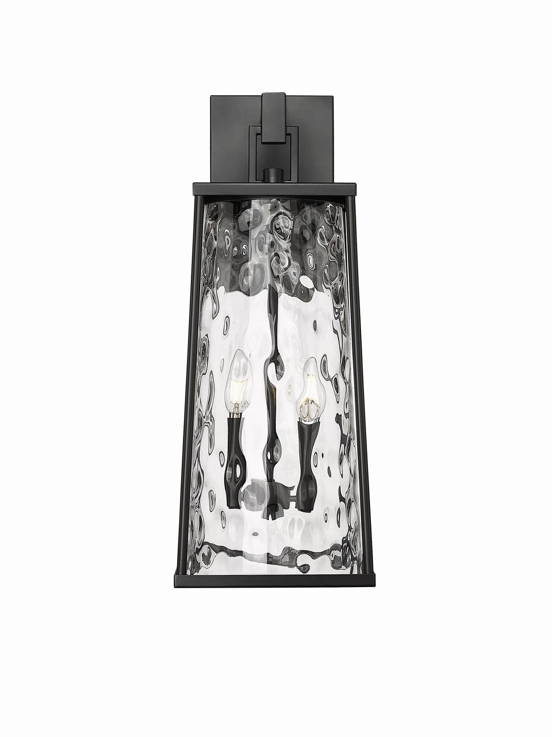 Dutton Two Light Outdoor Wall Sconce Powder Coated BlackOutdoor wall sconces with motion sensor