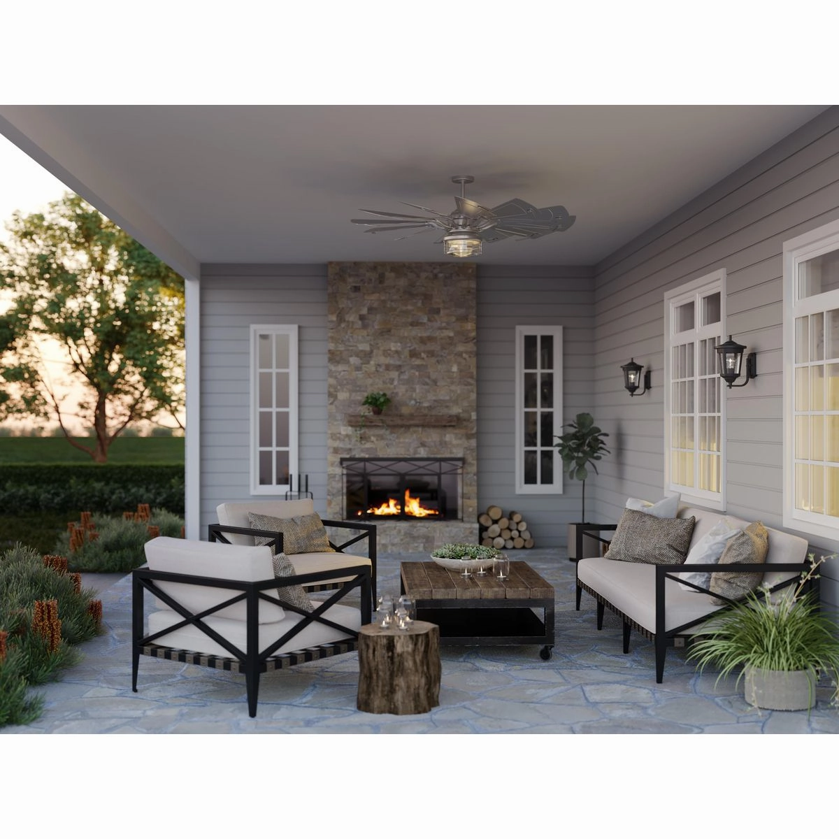 East Haven One Light Wall Lantern Black