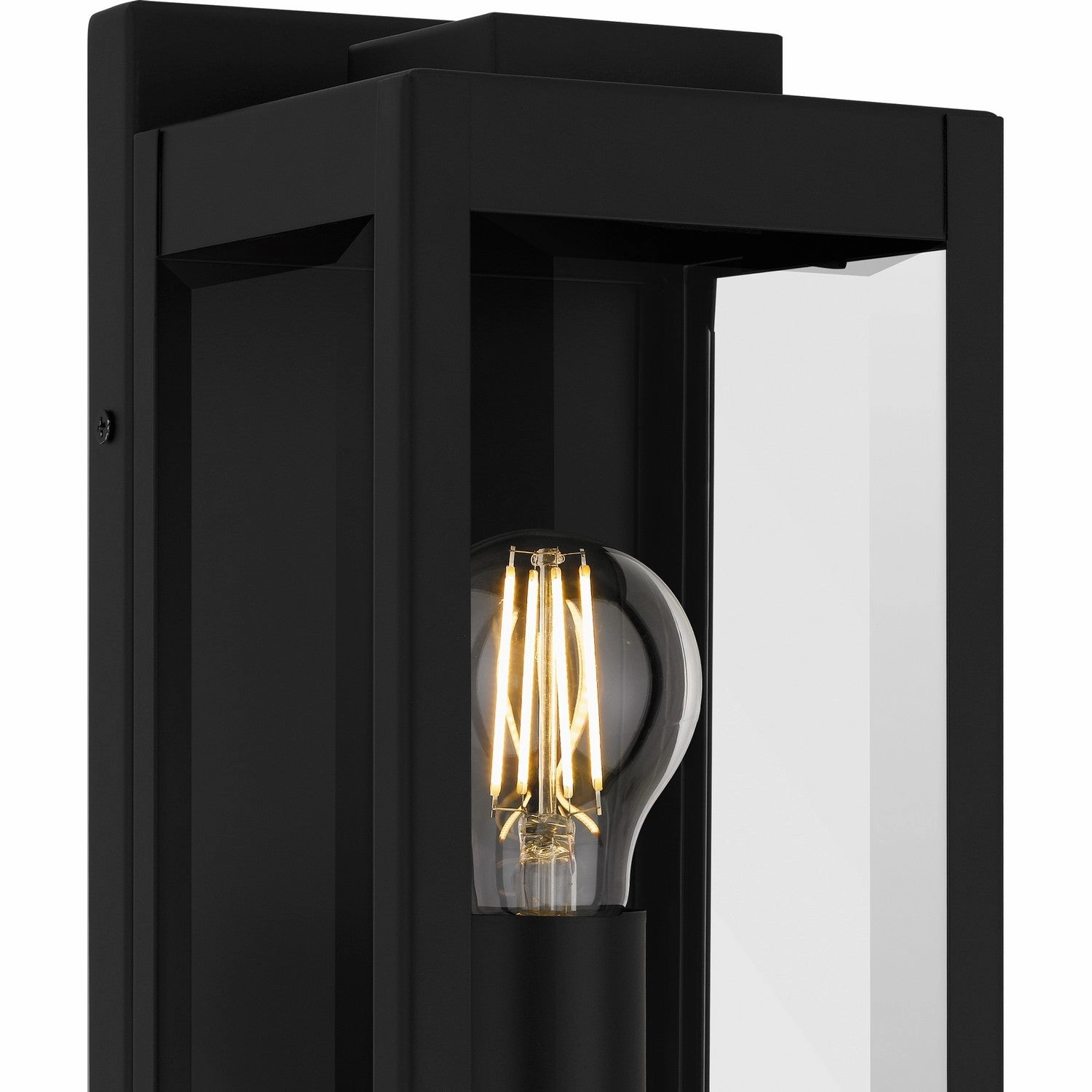 Eastover One Light Outdoor Wall Lantern Earth Black