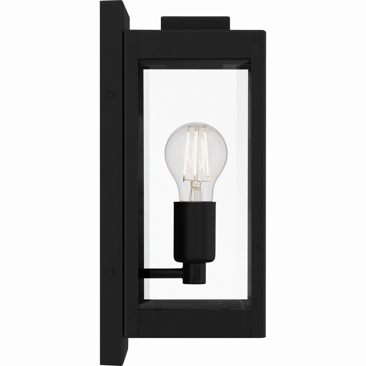 Eastover One Light Outdoor Wall Lantern Earth Black