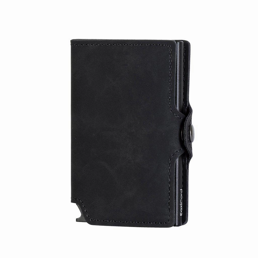 Eazicard Rfid Pu Leather Vintage Pattern Wallet | Black/Black Flash Deal Today