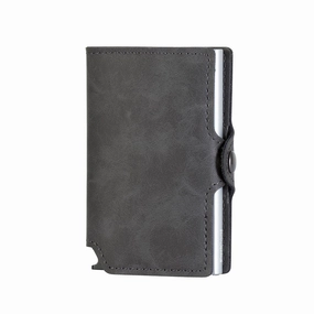 Eazicard Rfid Pu Leather Vintage Pattern Wallet | Grey/Silver Hot Pick Sale Todays Special Picks