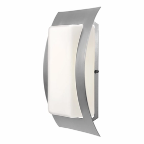 Eclipse One Light Wall Fixture SatinOutdoor wall sconces with motion sensor