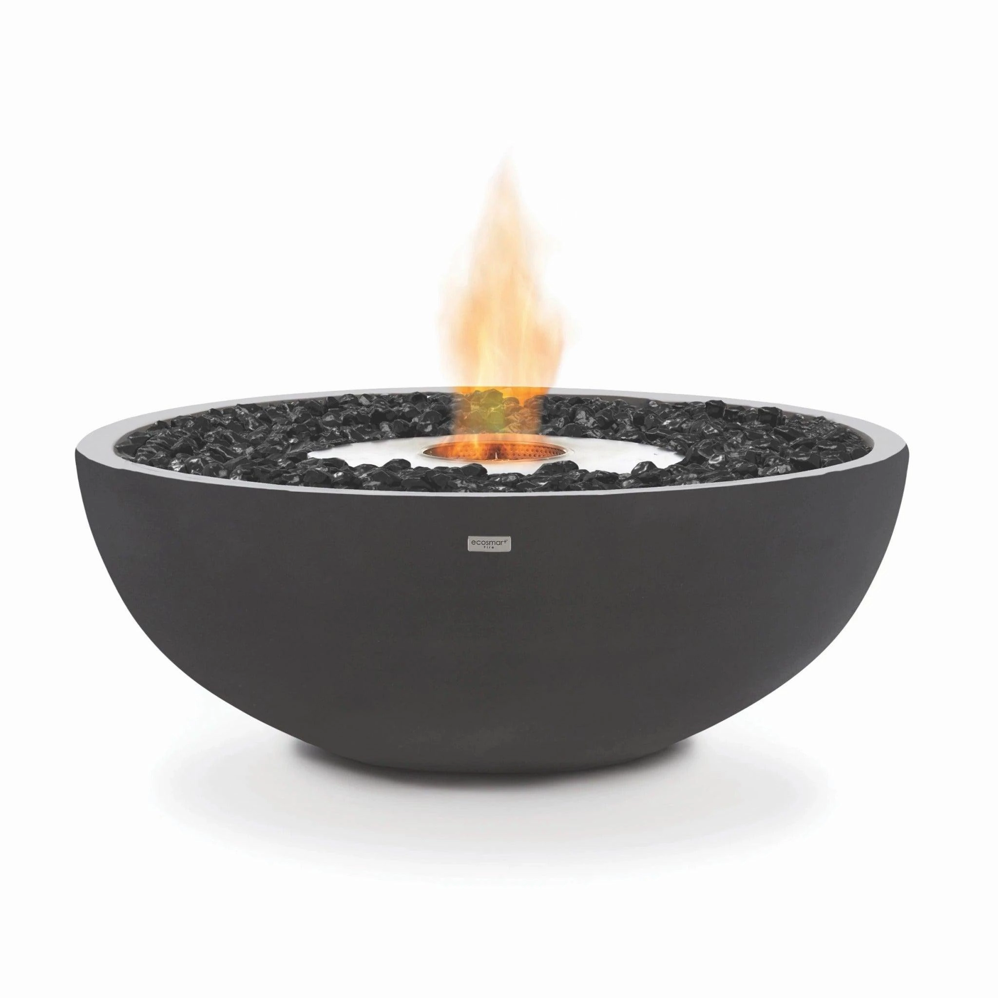 EcoSmart Fire - Mix 850 Bioethanol Freestanding Round Concrete Fire Pit Bowl