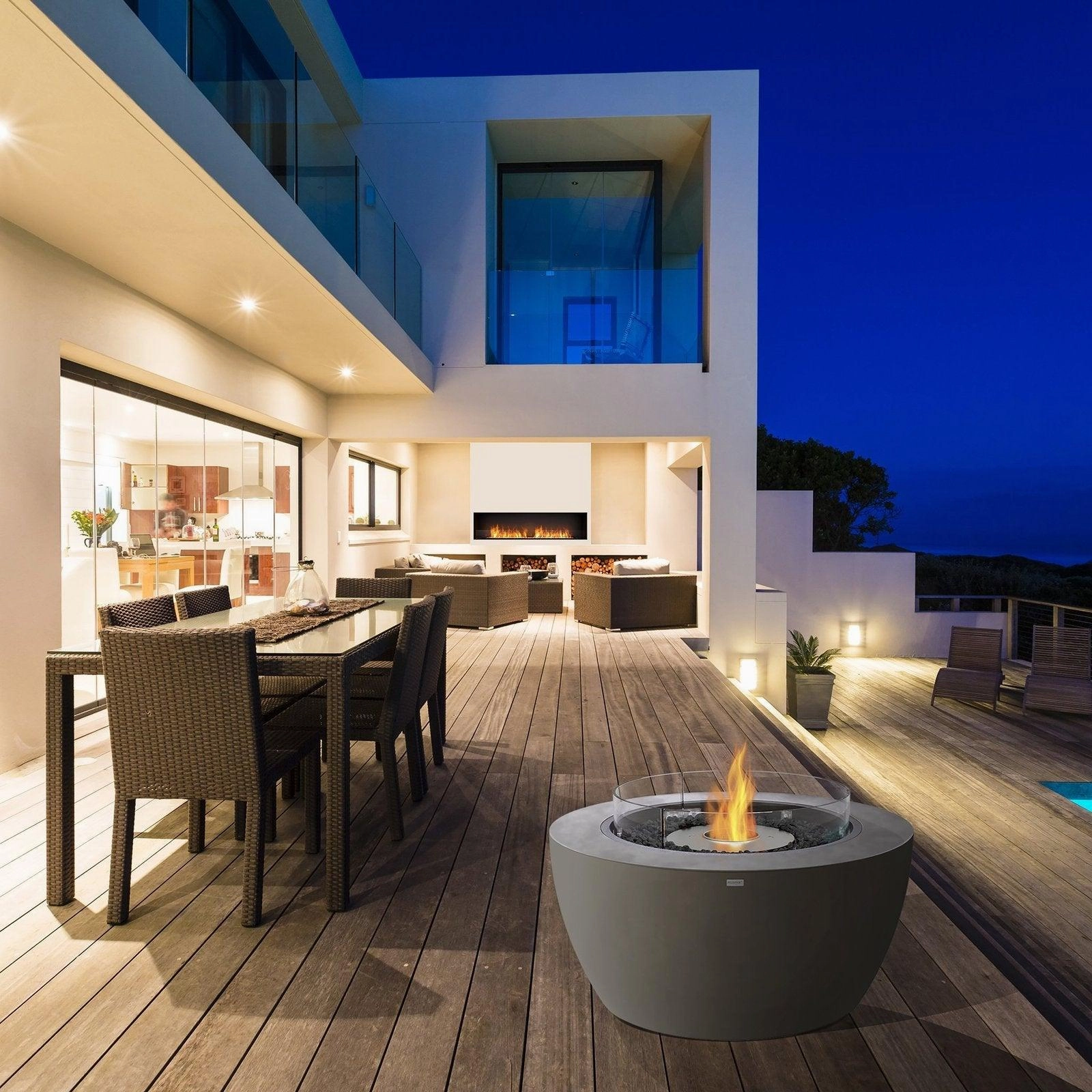 EcoSmart Fire - Pod 40 Freestanding Round Concrete Fire Pit Bowl
