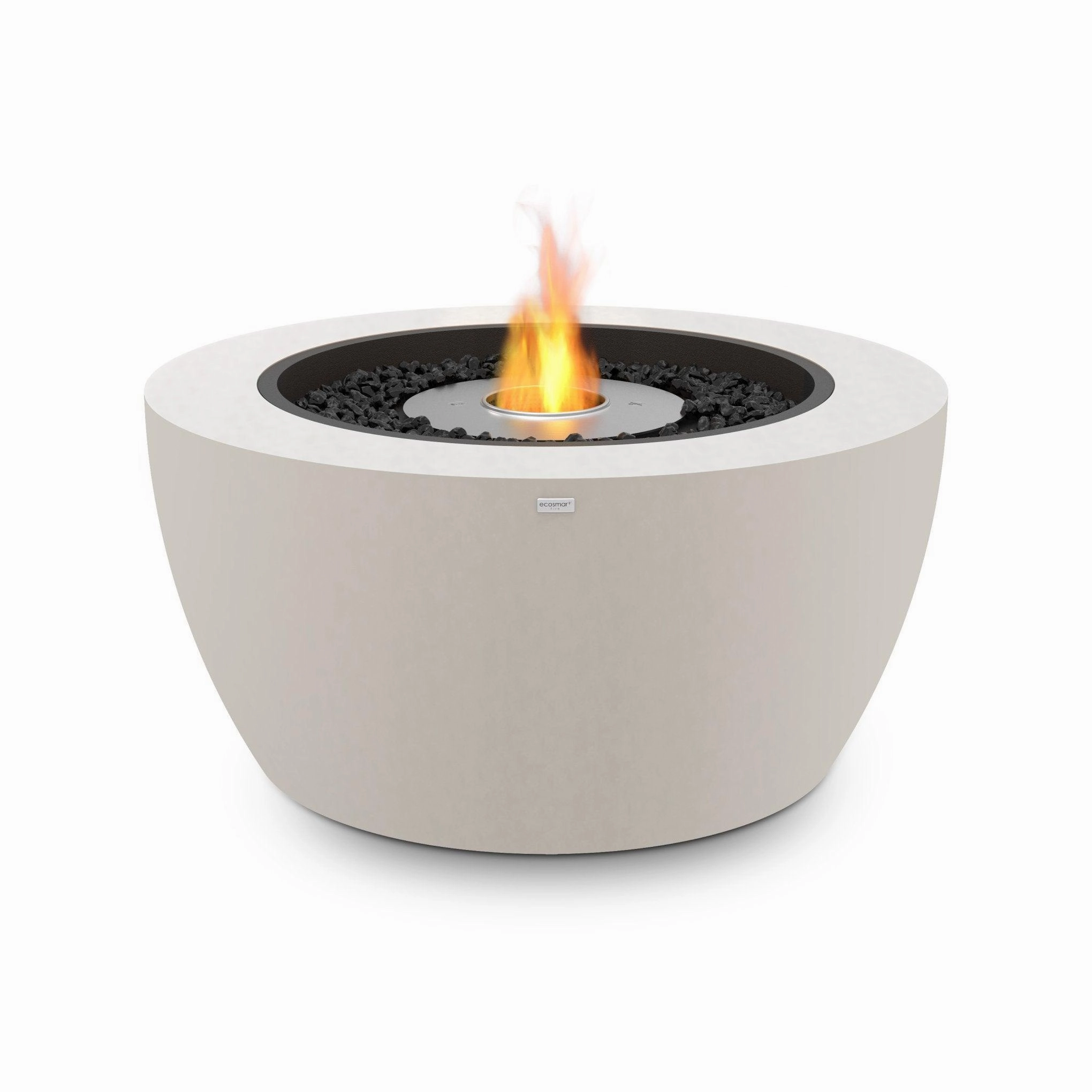 EcoSmart Fire - Pod 40 Freestanding Round Concrete Fire Pit Bowlportable outdoor fire pit with lid