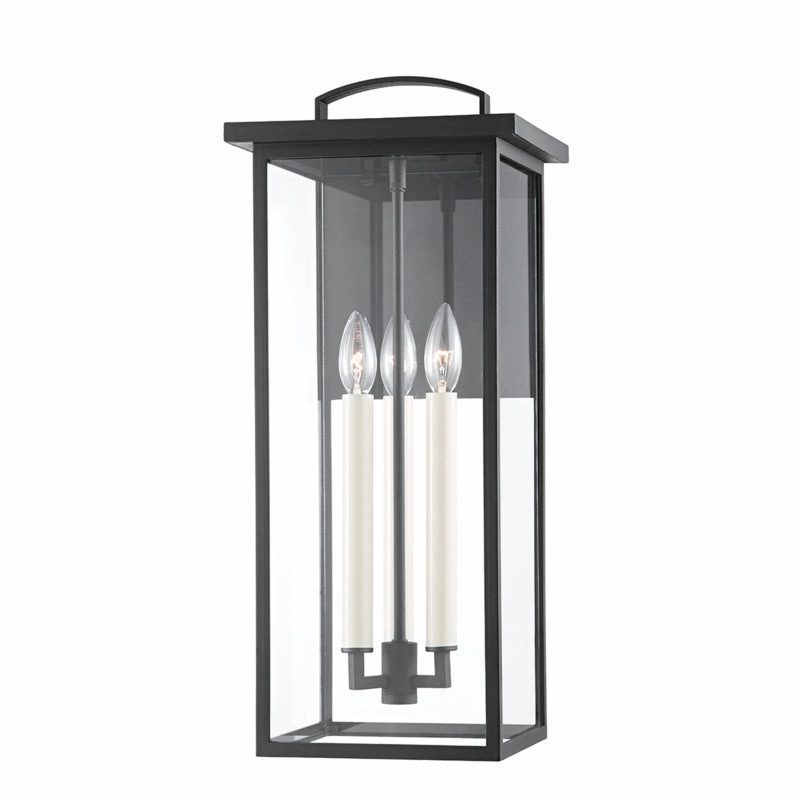 Eden Four Light Outdoor Wall Sconce Textured BlackOutdoor wall sconces with motion sensor