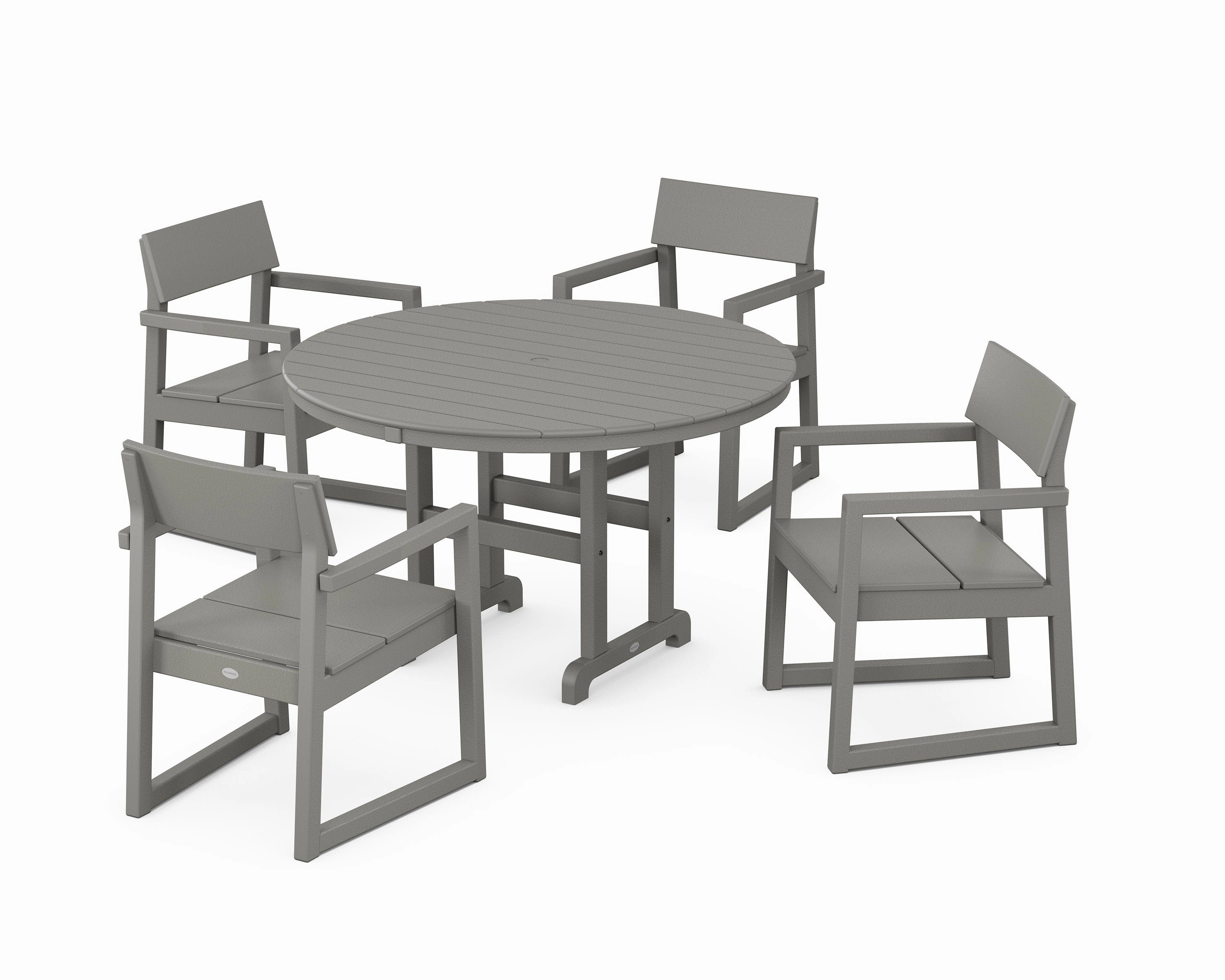 EDGE 5-Piece Round Farmhouse Dining Setoutdoor patio furniture set