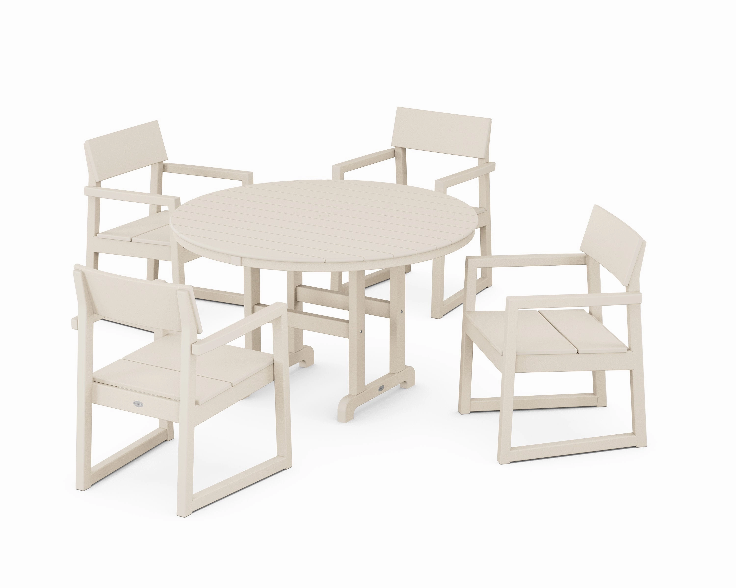 EDGE 5-Piece Round Farmhouse Dining Set