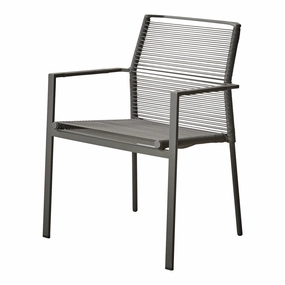 Edge Outdoor Armchair - Stackableoutdoor patio dining furniture set