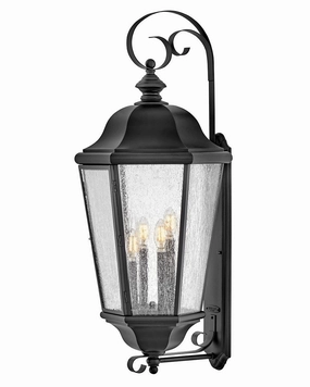 Edgewater LED Outdoor Wall Mount BlackOutdoor wall sconces with motion sensor