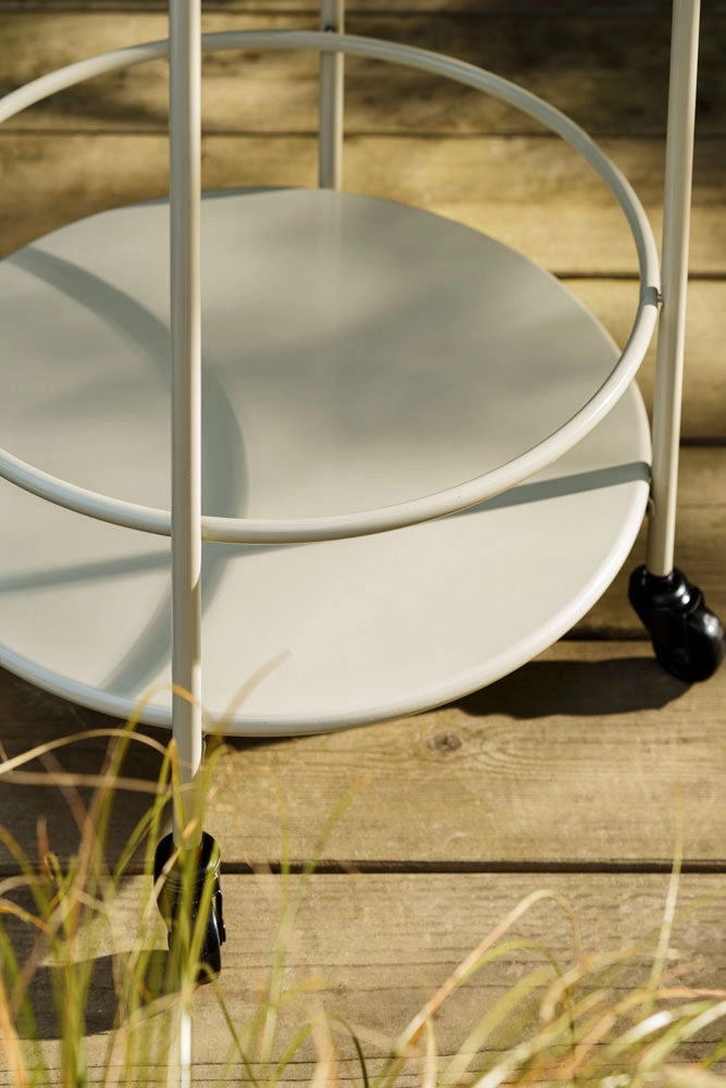 Effortless Outdoor Drinks Trolley in Clay