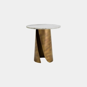 Eichholtz Nuova - Side Table with White Marble Topoutdoor side table for patio furniture