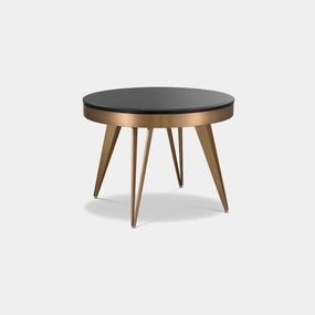 Eichholtz Rocco - Side Table In Black Bevelled Glassoutdoor side table for patio furniture
