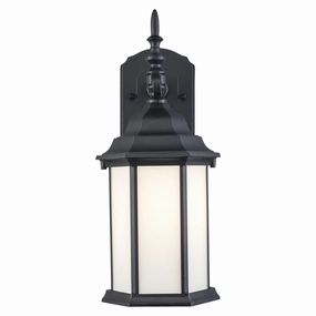Eldlight One Light Outdoor Wall Lantern BlackOutdoor wall sconces with motion sensor