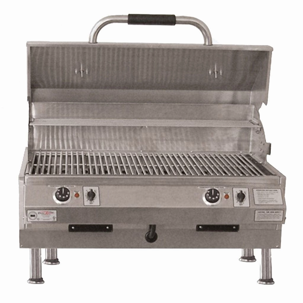 Electrichef 32" Ruby Dual Control Tabletop Outdoor Electric Grill 4400-EC-448-TT-D-32 compact BBQ grill for small spaces