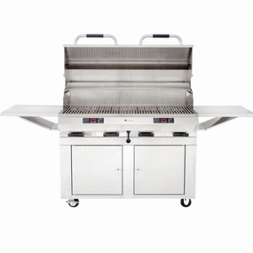 Electrichef 48" Diamond Dual Control Closed Base Outdoor Electric Grill 8800-EC-1056-CB-D-48 compact BBQ grill for small spaces