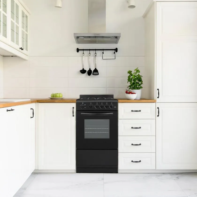 Element Appliance EGR204MCCB Element 1.9 Cu. Ft. 20 Gas Range - Black (Egr204Mccb)
