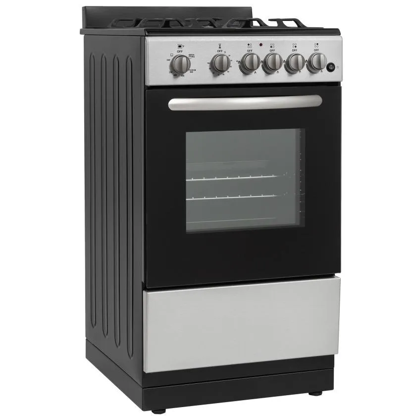 Element Appliance EGR204MCCS Element 1.9 Cu. Ft. 20 Gas Range - Stainless Steel (Egr204Mccs)
