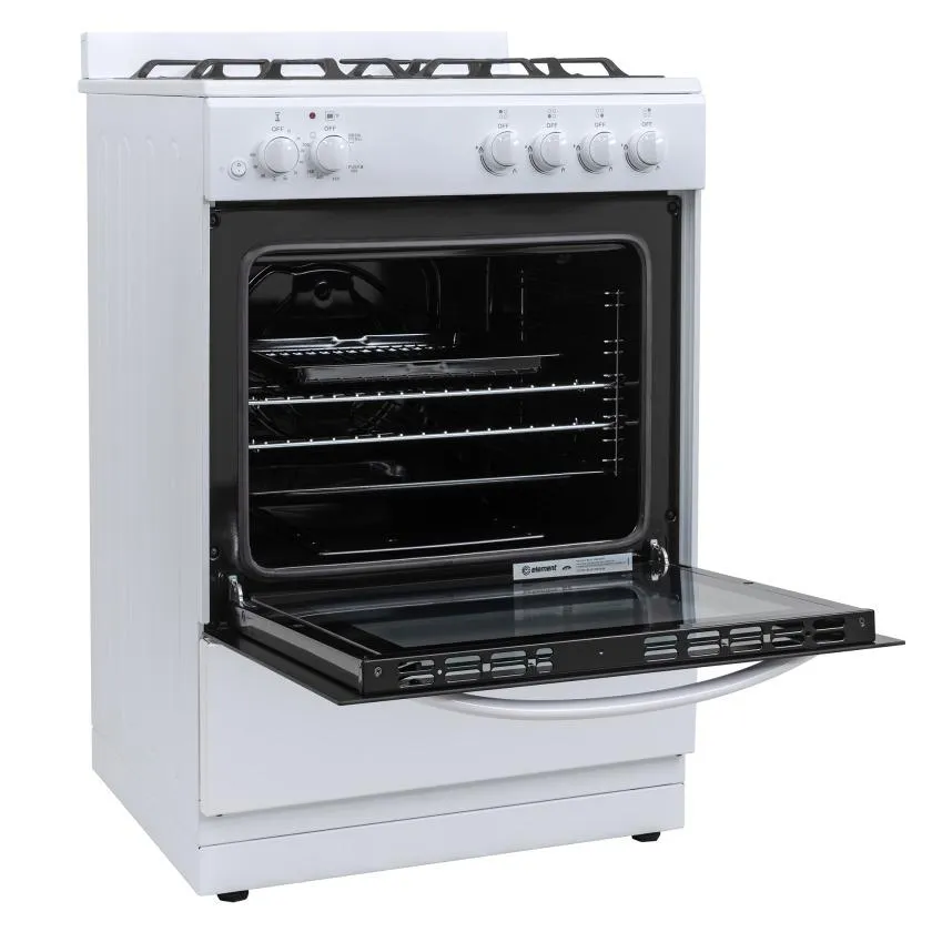 Element Appliance EGR244MCCW Element 2.4 Cu. Ft. 24 Gas Range - White (Egr244Mccw)