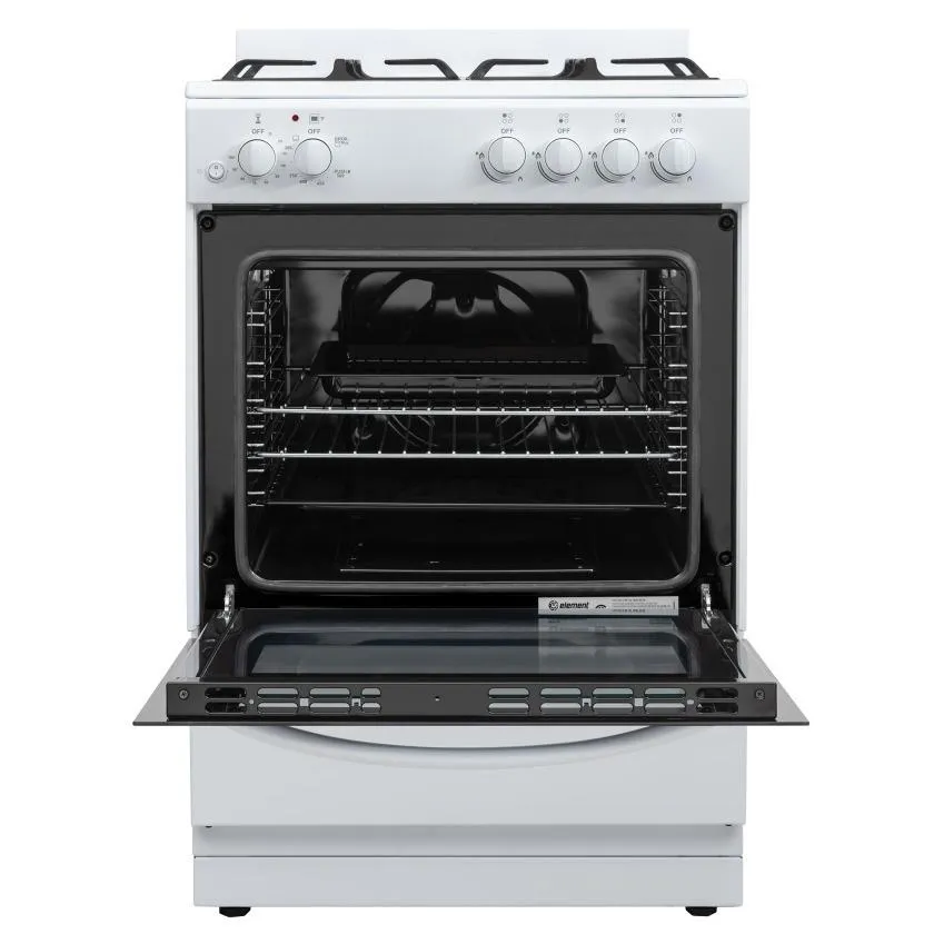 Element Appliance EGR244MCCW Element 2.4 Cu. Ft. 24 Gas Range - White (Egr244Mccw)