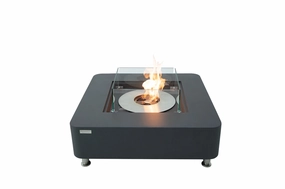 Elementi - Perth Ethanol Square Fire Table ECG02portable outdoor fire pit with lid