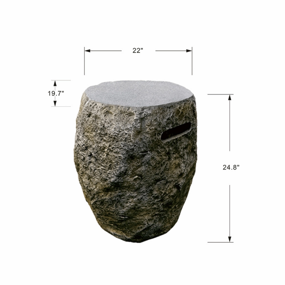 Elementi Boulder Tank Cover 24.8 inch ONB01-117