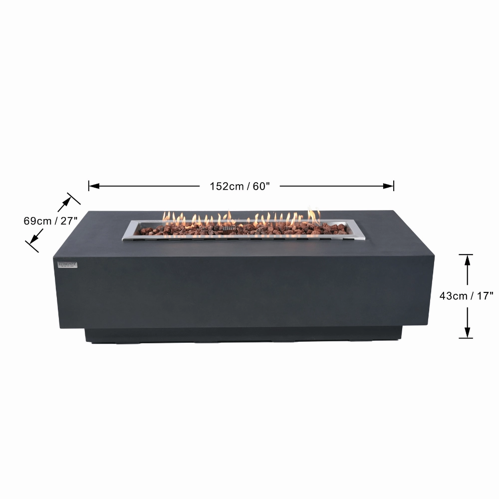 Elementi Hampton Fire Table OFG139
