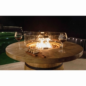 Elementi Lafite Fire Table OFG225outdoor fire table set with chairs