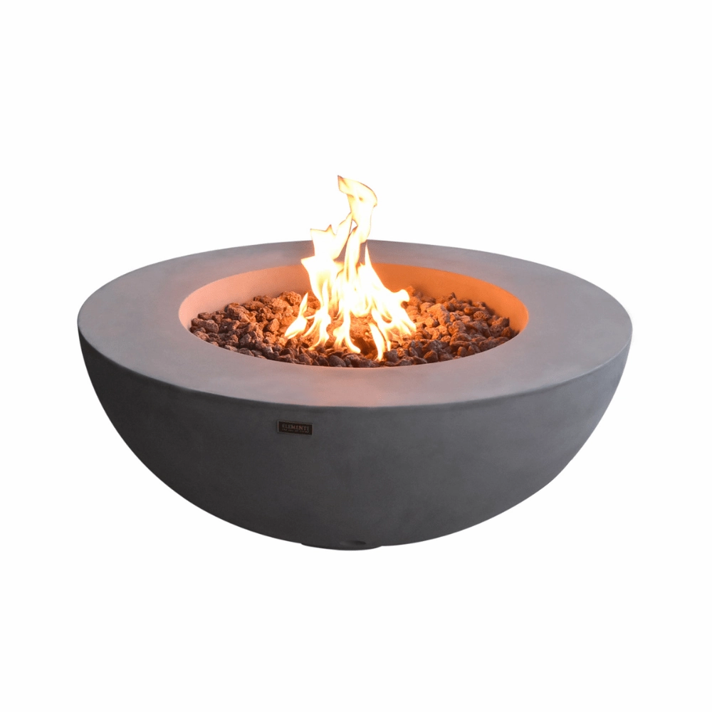 Elementi Lunar Bowl Fire Table OFG101outdoor fire table set with chairs