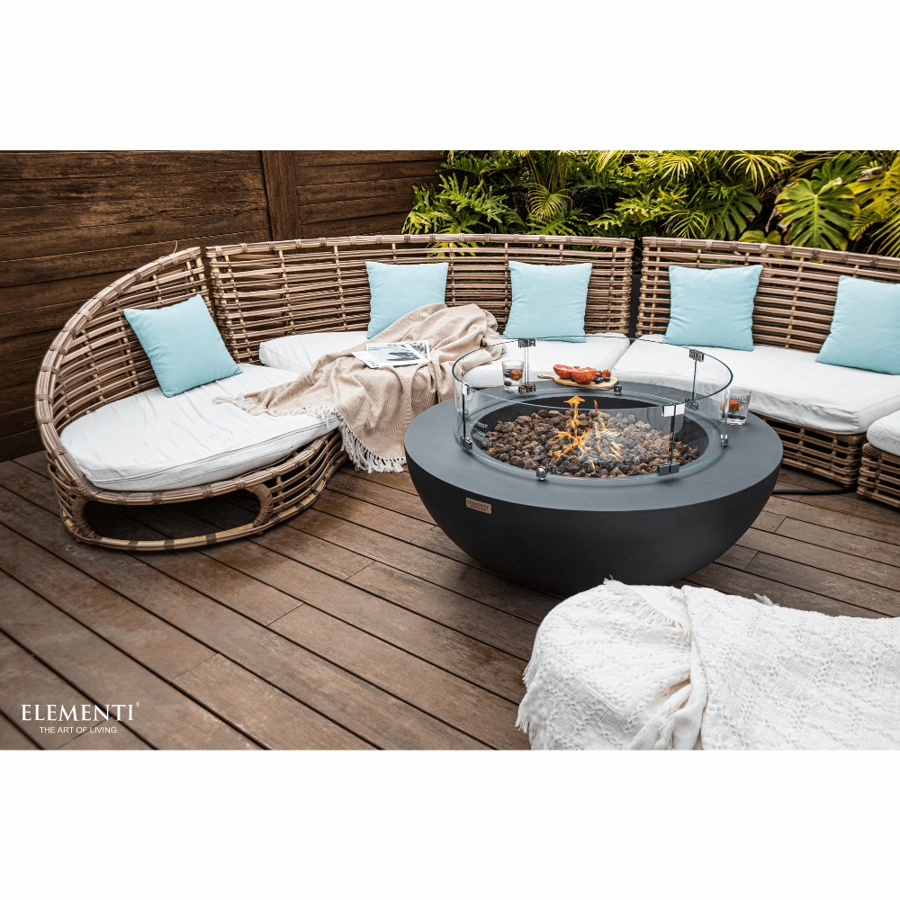 Elementi Lunar Bowl Fire Table OFG101