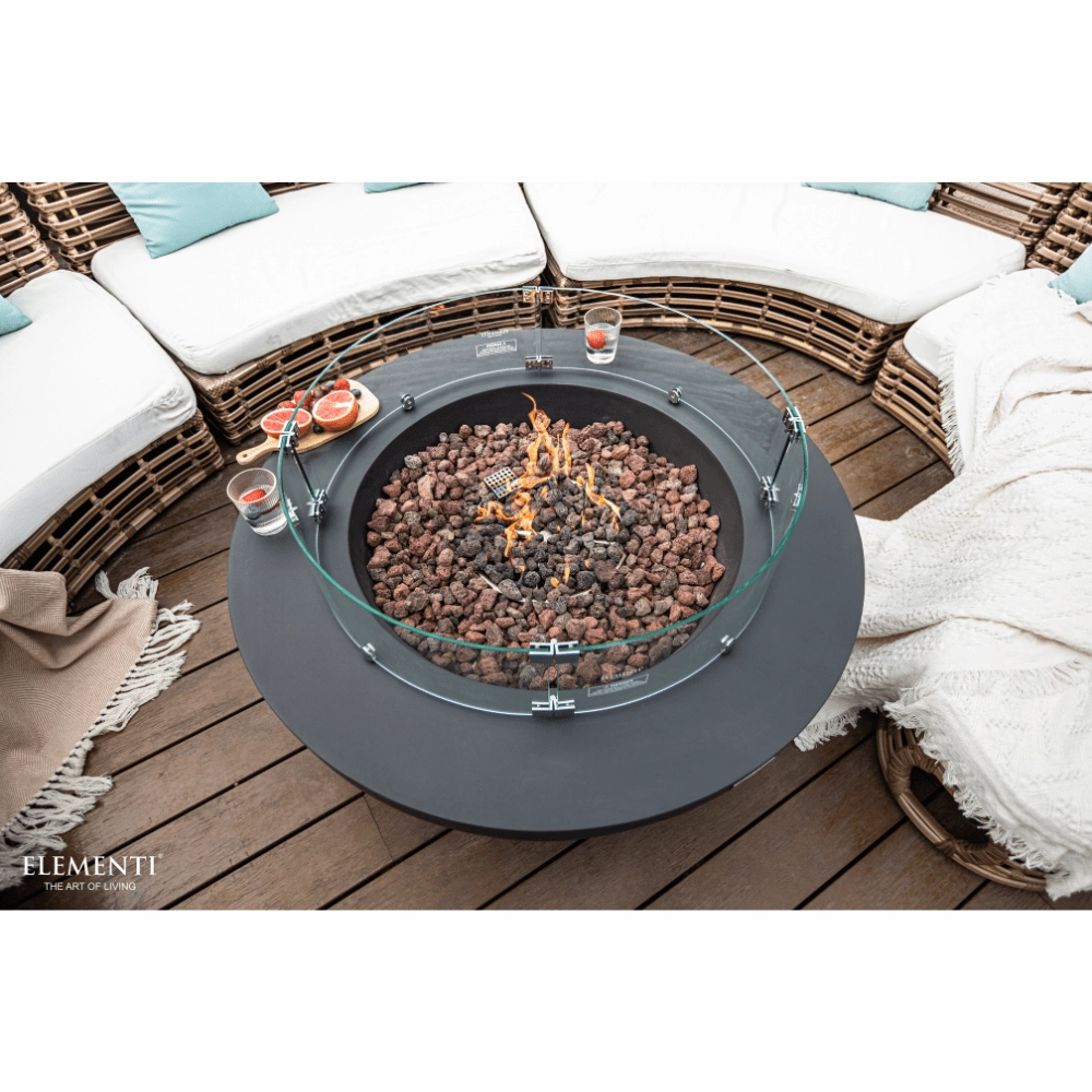 Elementi Lunar Bowl Fire Table OFG101