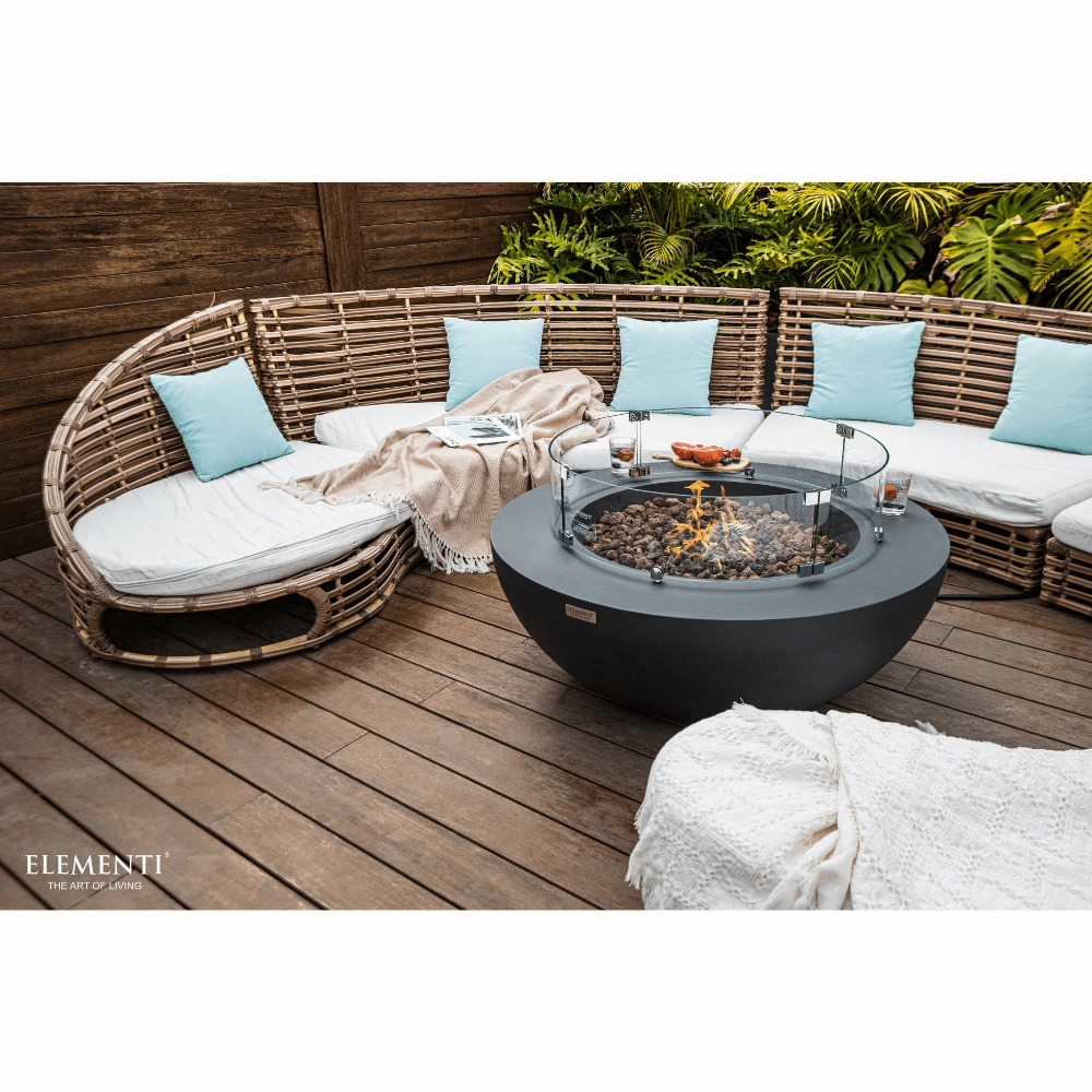 Elementi Lunar Bowl Fire Table OFG101