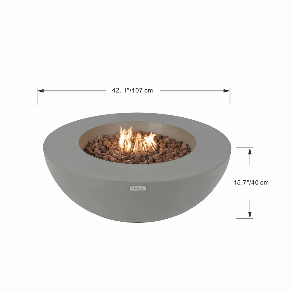 Elementi Lunar Bowl Fire Table OFG101