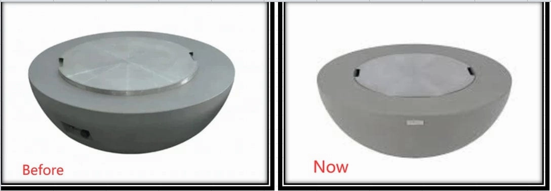 Elementi Lunar Bowl Fire Table OFG101