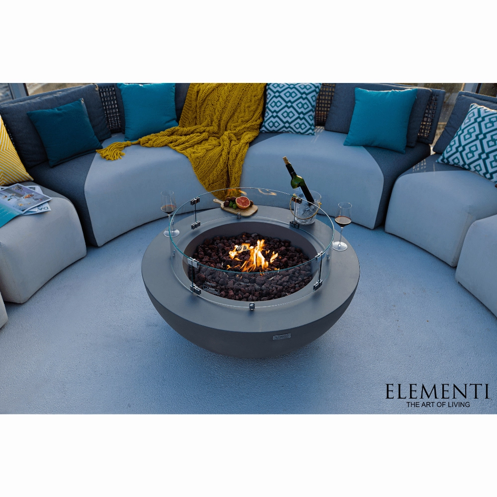 Elementi Lunar Bowl Fire Table OFG101